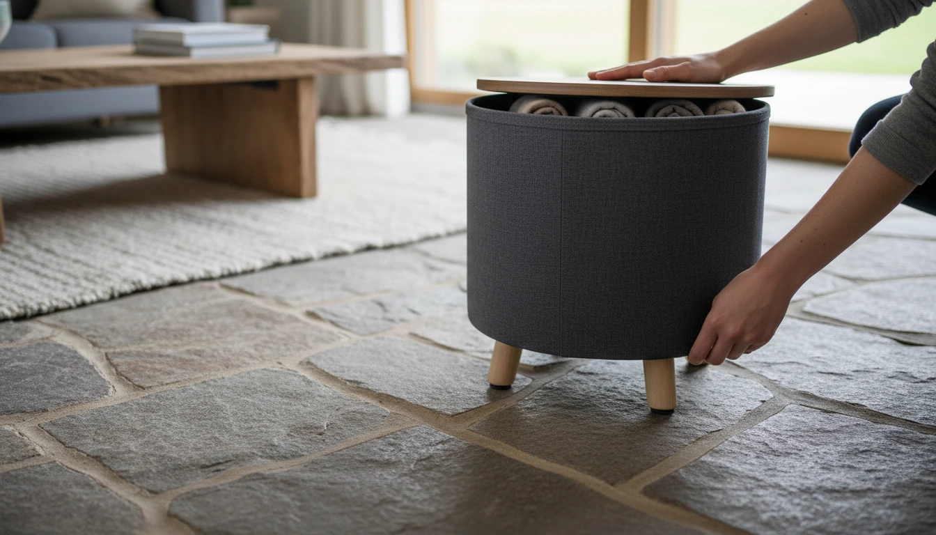 Level a Storage Stool on Uneven Floors (Easy Steps)